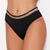 Calça Básica com Cós Transparente