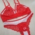 Conjunto Josana Sem Bojo de Renda e Tule - Flor íntima lingeries 