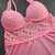 Camisola com Bojo e Renda