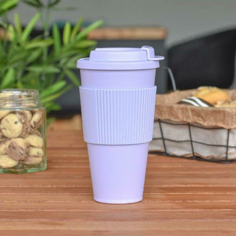 Vaso térmico con faja de silicona Premium