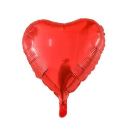 Globo forma corazon metalizado 5" - comprar online