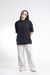Camiseta Oversized Feminina Preta na internet