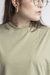 Camiseta Oversized Feminina Verde Madri - comprar online