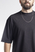 Camiseta Oversized Masculina Preta - Gouv´s