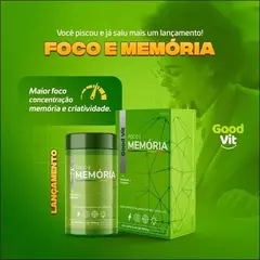 Vitamina Foco e Memória C60 Cápsulas Good Vit - loja online