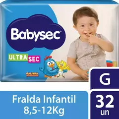 Fraldas Babysec Galinha Pintadinha Mega Ultra P, M, G ,X ,XG e XXG - Qualimed