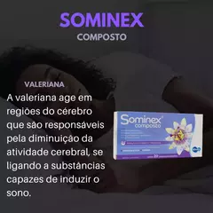 Kit 3 Sominex Compostos 20 Comprimidos Cada - Qualimed