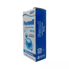 Imagem do Kit 3 unidades - Sulfato Ferroso 40mg ( Ferronil ) - 50 comprimidos cada