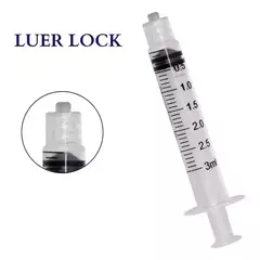 Kit 75 Seringas 3ml Luer Lock Descartáveis Sem Agulha na internet
