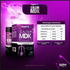 Cálcio MDK - Saúde Óssea e Bem-Estar - Qualimed