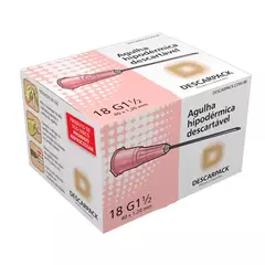 Agulha Hipodérmica Com 50 Unidades Descarpack - loja online