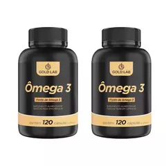 Combo 02 Ômega 3 1000mg - 120 capsulas - Gold Lab - comprar online