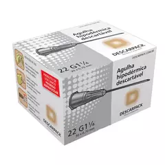 Agulha Hipodérmica Com 50 Unidades Descarpack