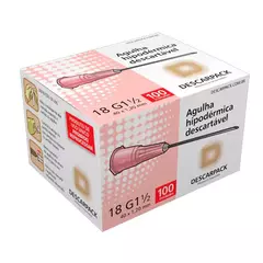 Agulha Hipodérmica - Caixa Com 100 Unidades - Descarpack - comprar online