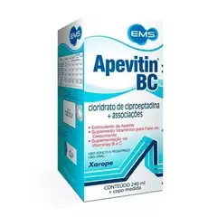 Apevitin BC Xarope estimulante do Apetite - 240ML - comprar online