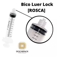 Seringa Descartável 10mL Bico Lock Descarpack - Qualimed