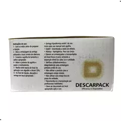 Seringa Hipodérmica 1ml Insulina Luer Slip Descarpack/MEDIX (sem agulha) na internet
