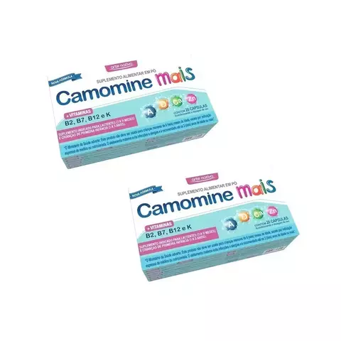 Kit 2 Camomine Mais Vitaminas Nova Embalagem - Arte Nativa - comprar online