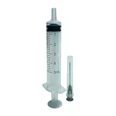 Caixa Seringa 5ml Luer Slip + Agulha 25x7 - Descarpack - Qualimed