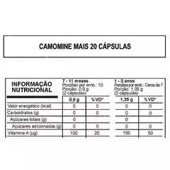 Kit 2 Camomine Mais Vitaminas Nova Embalagem - Arte Nativa - loja online