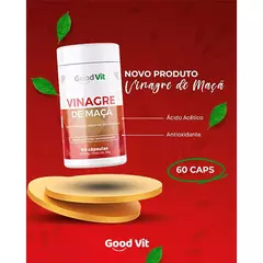 Vinagre De Maçã Ácido Acético 60 Capsulas - Good Vit - Qualimed
