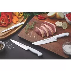 Jogo De Facas Tramontina Premium 3 Peças Inox Branco na internet