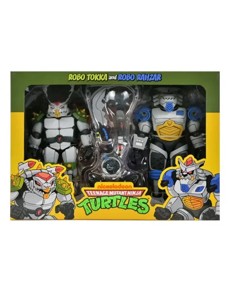 TMNT 7" Scale Figures - 1987 Cartoon Robo Tokka and Rahzar 2-Pack