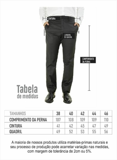 Calça Alfaiataria Sarja Premium Slim Com Elastano - comprar online