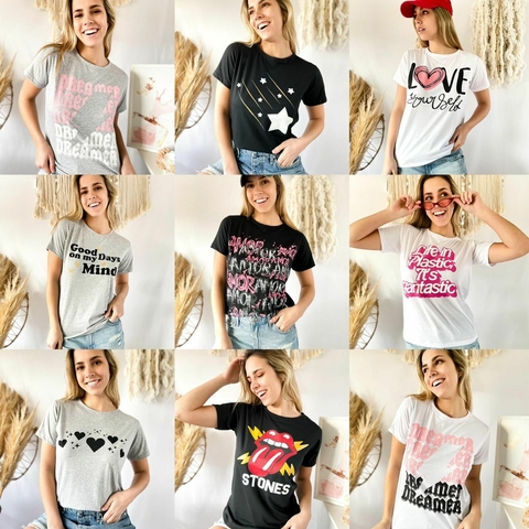 Pack de 25 Remeras Surtidas