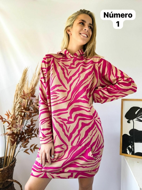 Maxi Buzo de Frisa Estampado - comprar online