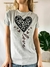 Remera corazon con brillos - PACCA MAYORISTA