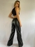 Pantalon Wide Leg Engomado en internet