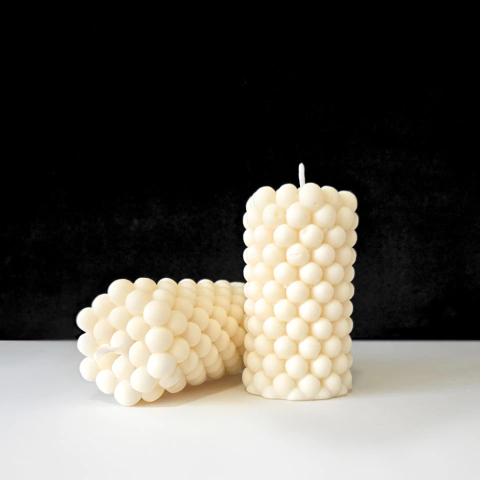 Vela Aromática Escultural | Bubble | Bambu - comprar online