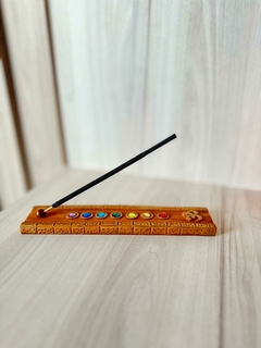 Incensário Chakras Marrom - comprar online