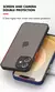 Capas para Iphone Luxo, Matte Clear Square TPU na internet