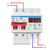 Disjuntor Wifi 63A medidor Consumo Inteligente Alexa Google