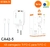 Carregador Turbo 40W Duas Entradas Cabo Tipo C - comprar online