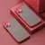 Capas para Iphone Luxo, Matte Clear Square TPU