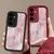 Capa de telefone rosa gradiente borboleta para seu Samsung Galaxy - Alitech It