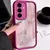 Imagem do Capa de telefone rosa gradiente borboleta para seu Samsung Galaxy