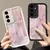 Capa de telefone rosa gradiente borboleta para seu Samsung Galaxy - loja online