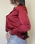 Camisa acetinada cherry na internet