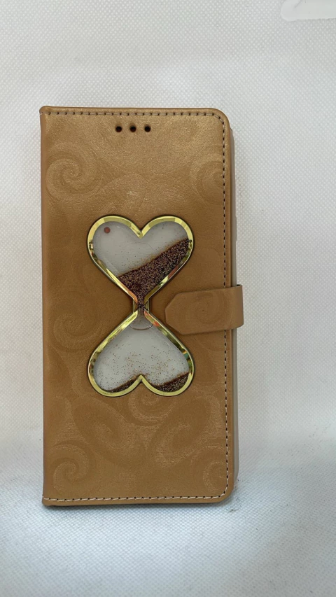CAPA CARTEIRA PERSONALIZADA DOURADA J4 Plus