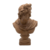 Busto Apollo de Belvedere em Resina Marrom Terracota - 28cm
