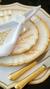 Conjunto 6 Pratos Sobremesa Demoiselle Dourado na internet