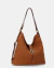 Bolsa Hobo Grande Bison Caramelo - Loulou Shoes