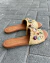 Rasteira Flat Palha Pedras - comprar online