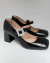 Sapato Preto Níquel