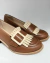 Sapato Camelo com franjas - Loulou Shoes