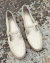 Mocassim Roma Off White - Loulou Shoes